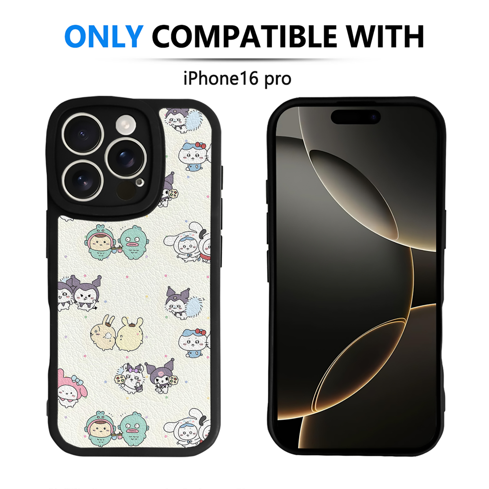 （画像用） ちいかわ Chii-kawa 【iPhone 16シリーズ対応】シリコンスマホケース（レザー調） 材質：シリコン